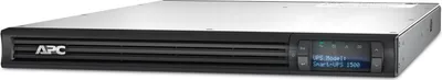 Produktbild von APC Smart-UPS SMT - Unterbrechungsfreie Stromversorgung 1.500VA Rackmodell 1U - SMT1500RMI1U - Line Interactive, AVR, LCD Display, 4 Ausgänge IEC-C13, Shutdown Software