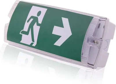 Productafbeelding van Noodverlichting Nooduitgang Vluchtwegverlichting LED Wandmontage