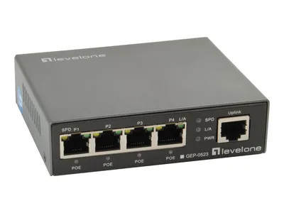 Obrázek produktu pro LevelOne GEP-0523 - Switch - 4 x 10/100/1000 (PoE+)