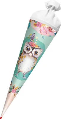 Produktbild von ROTH Schultüte "Eule Lieselotte" rund 700 mm