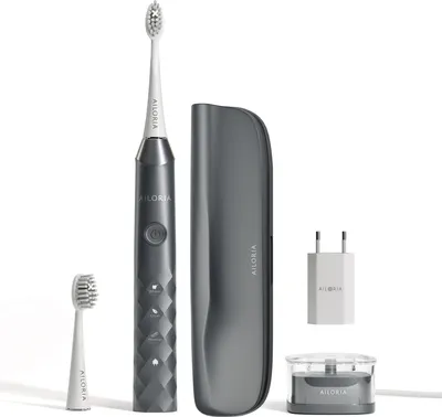 Produktbild von AILORIA SHINE BRIGHT - USB-Schallzahnbürste GRAU