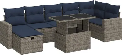 Zdjęcie produktu dla VidaXL 3327831, Granatowy (marynarski), Żywica, Stal, 550 mm, 620 mm, 690 mm