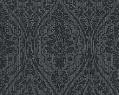 Produktbild von Architects Paper Textiltapete Tessuto 2, grau, schwarz, 10,05 m x 0,53 m, 961959, 96195-9