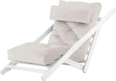 Produktbild von Sessel Nappa mit verstellbarer Rückenlehne-Velluto 2-white