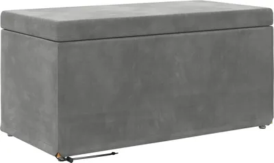 Productafbeelding van vidaXL Hocker, donkergrijs, 81 x 41 x 40 cm, fluweel en constructiehout