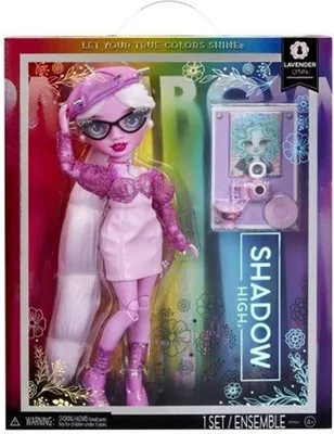 Zdjęcie produktu dla MGA Entertainment Shadow High Fashion Doll- LAVENDER LYNNE (Purple), Lalka modowa, Damski, 5 lat(a), Chłopak, dziewczyna, Wielobarwny