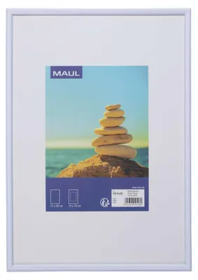 Imagen del producto de Maul 1935402 MAUL Bilderrahmen MAULart Kunststoff, 21 x 30 cm, weiß