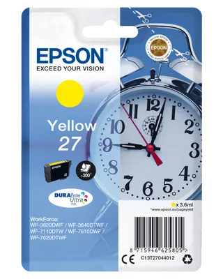 Image de Epson 27 DURABrite Ultra Cartouche d'encre jaune pour WorkForce WF Original
