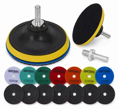 Produktbild von Kraft&Dele KD11294 Diamant-Schleifscheiben-Set