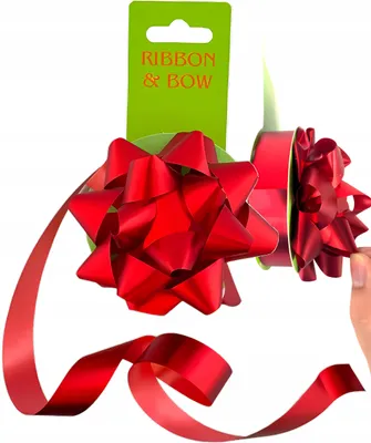 Produktbild von Karwil Weihnachts-Geschenkband mit Schleife für Geschenke