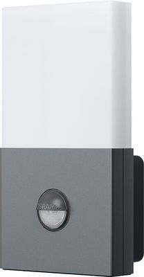 Osram Noxlite, Wandbeleuchtung für den Außenbereich, Anthrazit, Polycarbonat (PC), IP44, Patio, II