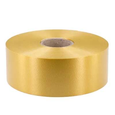 Produktbild von Geschenkband Ringelband 50mm x 100m Rolle Gold