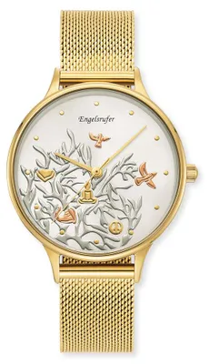 Produktbild von Engelsrufer Damen-Armbanduhr ERWA-TREE01-MG-MG mit Metallband
