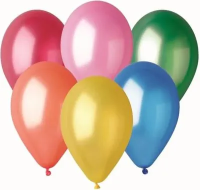 Immagine prodotto di Palloncino G120 Metallo 13, 33Cm Multicolore 82/50Pz