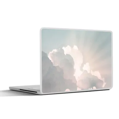 Produktbild von MuchoWow® Laptop Aufkleber Sticker Cover Himmel - Wolken - Sonne - Natur 40x30 cm - Laptop Dekoration - Selbstklebend