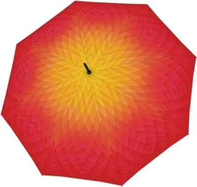 Immagine prodotto di doppler ombrello a bastone ombrello Carbonsteel Long AC Fusion Red / Yellow multicolore