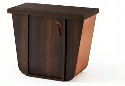 Image de Bureau, bois foncé, design moderne, qualité supérieure, bureau de direction, élégant