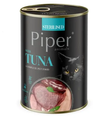 Obrázok produktu pre DOLINA NOTECI Piper Sterilised s tuniakom - mokrá krmivo pre mačky - 400g