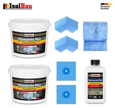 Dicht-Set "Standard" 8 kg für Duschabdichtung Badabdichtung Balkonabdichtung