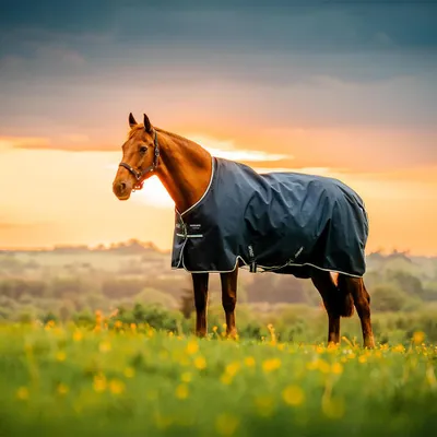 Immagine prodotto di Coperta da paddock Horseware, taglia 115 - Amigo Ripstop 900D, modello Pony Turnout, 0 grammi - colore blu navy (Witney)