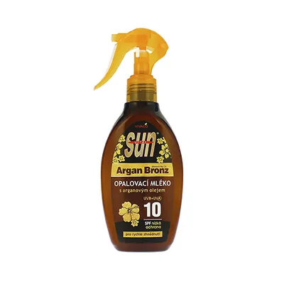 Zdjęcie produktu dla Vivaco Sun Argan Bronze Balsam przeciwsłoneczny z olejkiem arganowym SPF 10 200 ml
