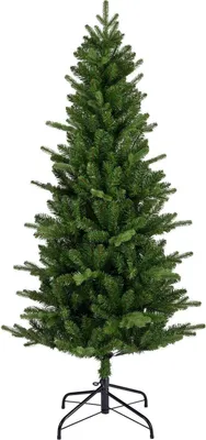 Produktbild von Künstlicher Tannenbaum - Grün - Kunststoff - Echtnadel-Optik