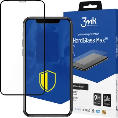 Produktbild von 3mk Display Gehrtetes Glas HardGlass Max fr iPhone 11 Pro  0,3mm 9H