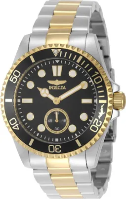Produktbild von Invicta Pro Diver 49426 Herren Uhr - Quartz Bewegung - Edelstahl mit Schwarzem Zifferblatt - 43 mm