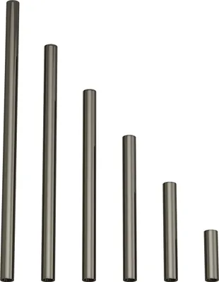 Image de Creative-Cables Rallonge métallique de 5 cm de long – (Noir perle, diamètre extérieur 13 mm, diamètre intérieur 9 mm) – Pour suspensions ou lampes de table – Avec filetage M10x2
