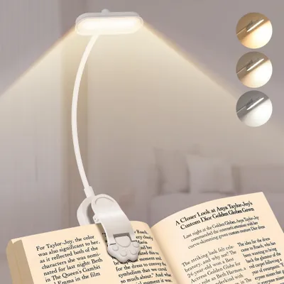 Productafbeelding van Leeslamp met Klem - 360° Flexibel, USB C Oplaadbaar, 16 LEDs
