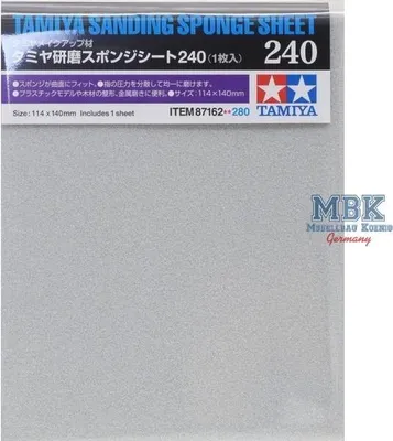 Image de TAMIYA 87162 Éponge abrasive grain 240