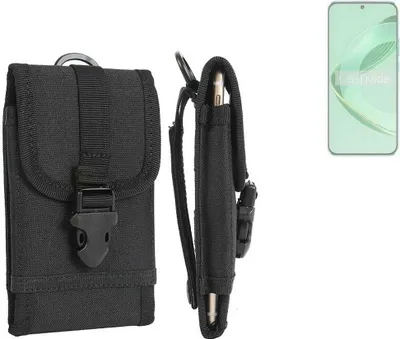 Produktbild von K-S-Trade Holster Handy Hülle kompatibel mit Huawei nova 11 Holster Handytasche Gürtel Tasche Schutz Hülle Robust Outdoor schwarz