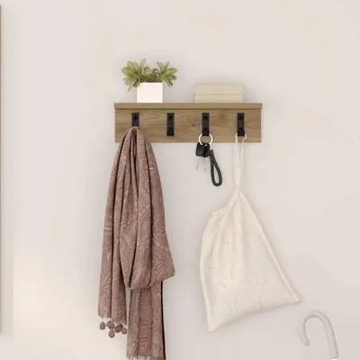 Immagine prodotto di Maison Exclusive - Support a parete per comodino, finitura artigianale in rovere