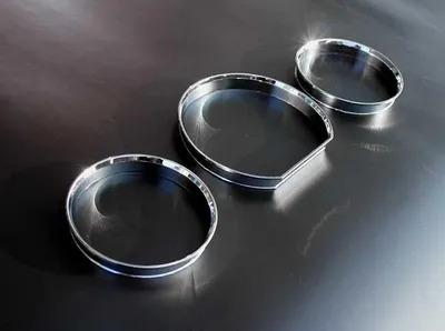 Chrom Chromringe Tacho Ringe Tachochromringe pass für Mercedes W124 S124 W126 – Produktansicht
