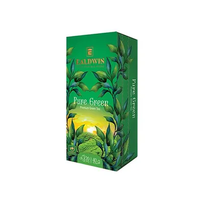 Immagine prodotto di EALDWIN Pure green 40g (20 bustine, tè verde)