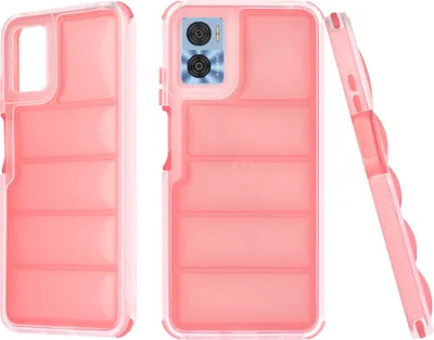Produktbild von Techsuit Wave Shield Back Cover Hülle für Motorola Moto E22i / Moto E22 - Rot