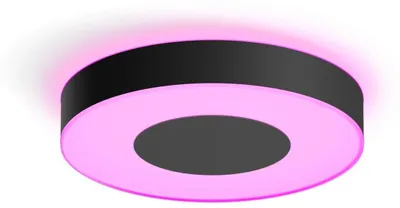 Obrázek produktu pro Philips Hue White and Color ambiance Stropní svítidlo Infuse, velké, Chytré stropní světlo, Bluetooth/Zigbee, Černá, LED, Kov, Žárovky bez možnosti výměny