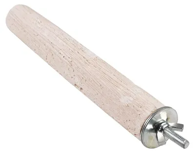 Zdjęcie produktu dla Żerdź dla ptaków wapniowa - Żerdka dla ptaków - 25 x 4 cm - Biały