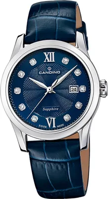 Produktbild von Candino Damen Uhr Analog Luxus Edelstahl Armbanduhr Classic dunkelblau D2UC4736/2