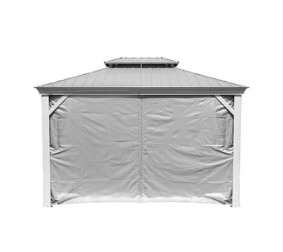 Produktbild von Sojag Vorhänge inkl. Clips für Pavillon Messina 1012 Taupe