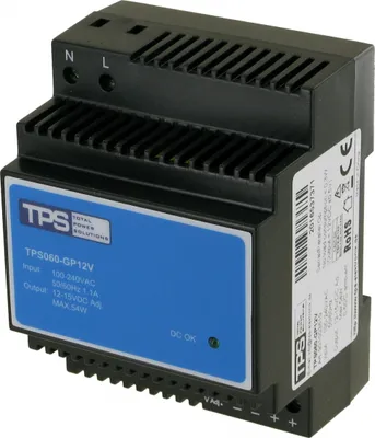 Immagine prodotto di TPS060-GP12V Alimentatore switching, alimentatore su guida DIN 12V