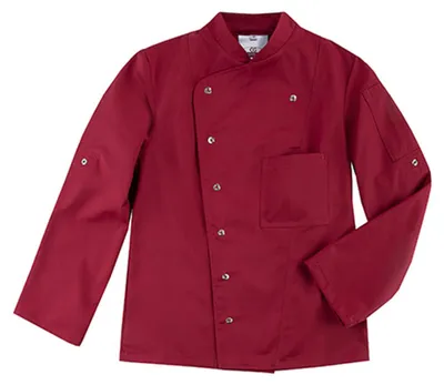 Imagen del producto de CG Workwear - Chaqueta de cocina "Turin Classic" para mujer, modelo LT2569 (108 cm), color cereza