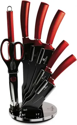 Image de Set de Couteaux Berlinger Haus BH-2562 8 Pièces Burgundy Metallic
