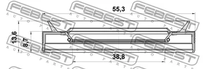 Obrázok produktu pre Febest 95Pes-40550914C