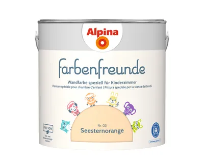 Produktbild von Alpina Farbenfreunde Nr. 03 Seesternorange 2,5 Liter matt