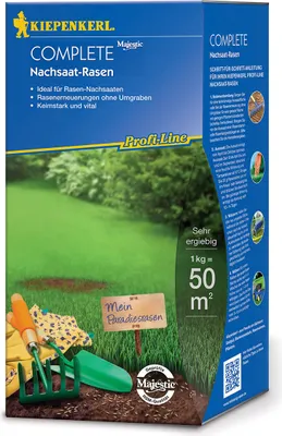Produktbild von Kiepenkerl Nachsaat-Rasensamen Complete für 50 m² 1 kg