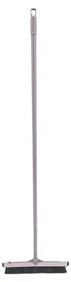 Image de Balai avec lèvre en caoutchouc Balai de nettoyage Balayette multifonctionnelle Balayette en caoutchouc Balayette pour poils d'animaux Balayette de ménage, couleur:violet