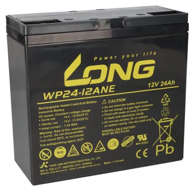 Immagine prodotto di Batteria al piombo Kung Long WP24-12ANE 12V 24Ah AGM