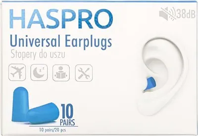 Obrázok produktu pre Štuple do uší HASPRO MULTI10, modré