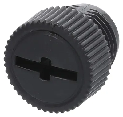 Imagen del producto de Tapón ciego M12x1, forma redonda, fabricado en poliamida (PA), longitud de rosca: 7,6 mm, 1 unidad